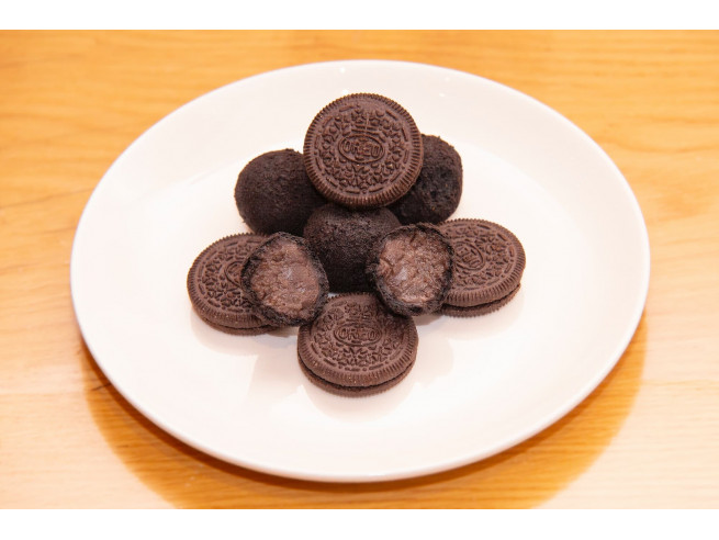 Croqueta de Oreo con Mascarpone