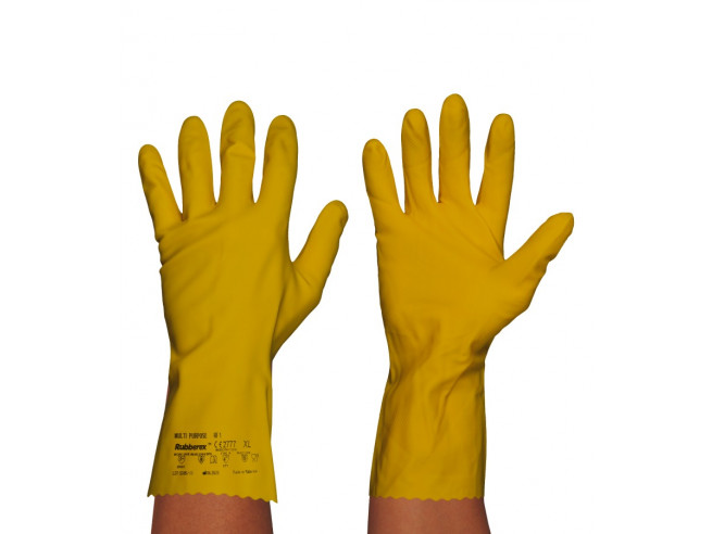 Guante Semi-industrial Látex Flocado Premium