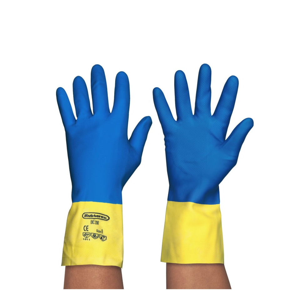 Guante Semi-industrial Neopreno/Látex Flocado