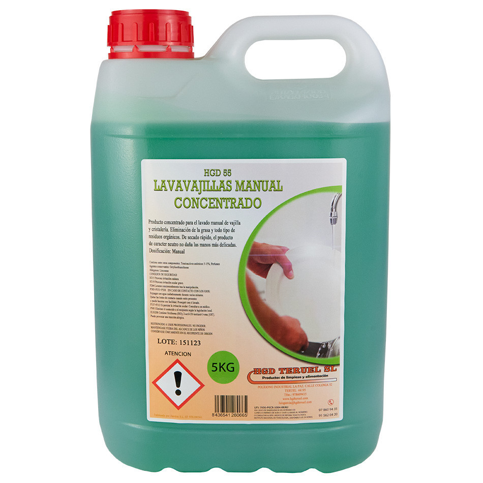Lavavajillas Manual Concentrado