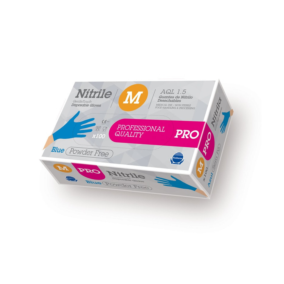Guante Nitrilo Azul
