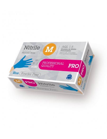 Guante Nitrilo Azul