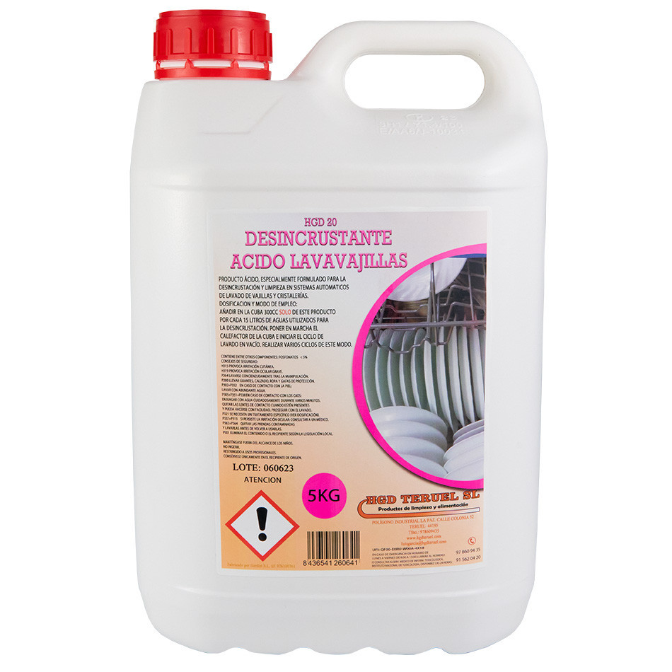 Desincrustante Máquina para Lavavajillas