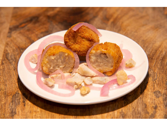 Croqueta de Pollo al Caramelo